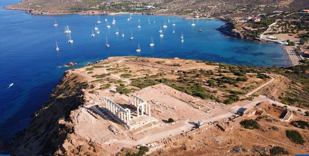 the beautiful temple of Poseidon